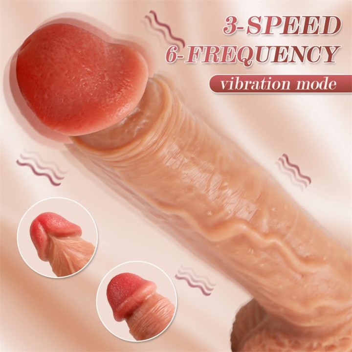Dildo Dean com Movimento e Vibração 8