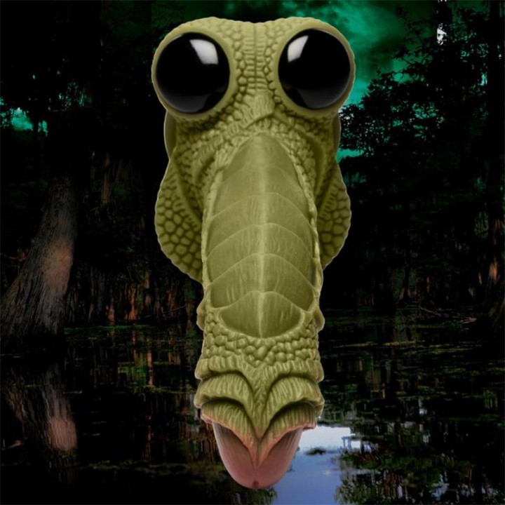 Dildo Monstro do Pântano Escamado 9.4