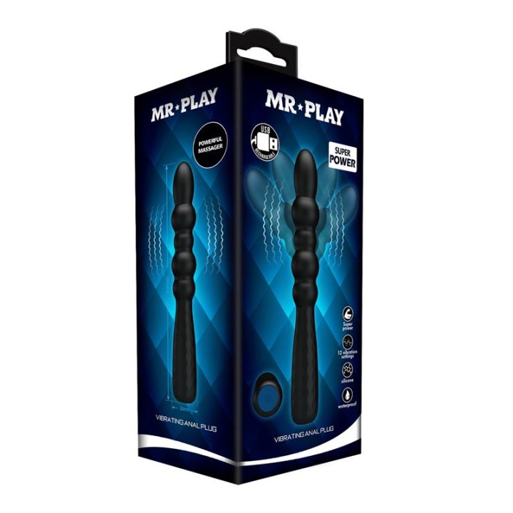 MR PLAY - FLEXIBLE VIBRATING ANAL PLUG