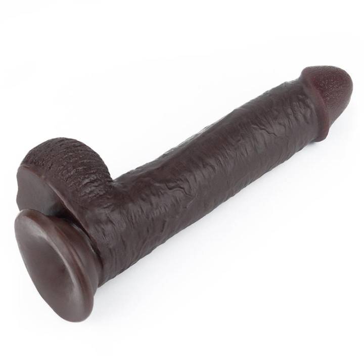 Dildo com Pele Retrátil 9 Negro