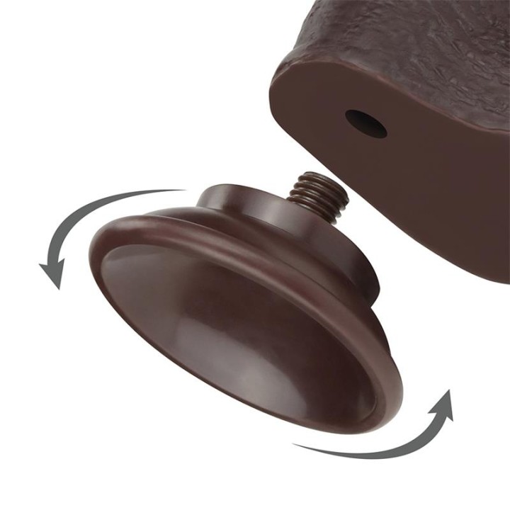 Dildo com Pele Retrátil 9 Negro