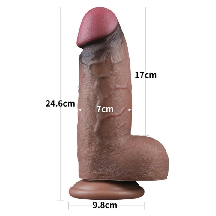 Dildo de Silicone Dupla Camada XXL 9.5