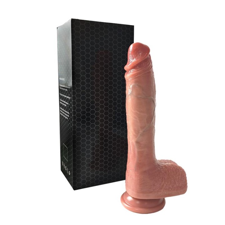 Dildo com Vibração, Impulso e Calor 24 cm