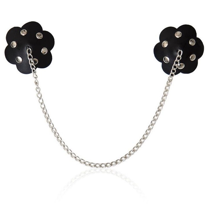 OHMAMA FETISH - PETAL NIPPLE SHIELD WITH CHAIN