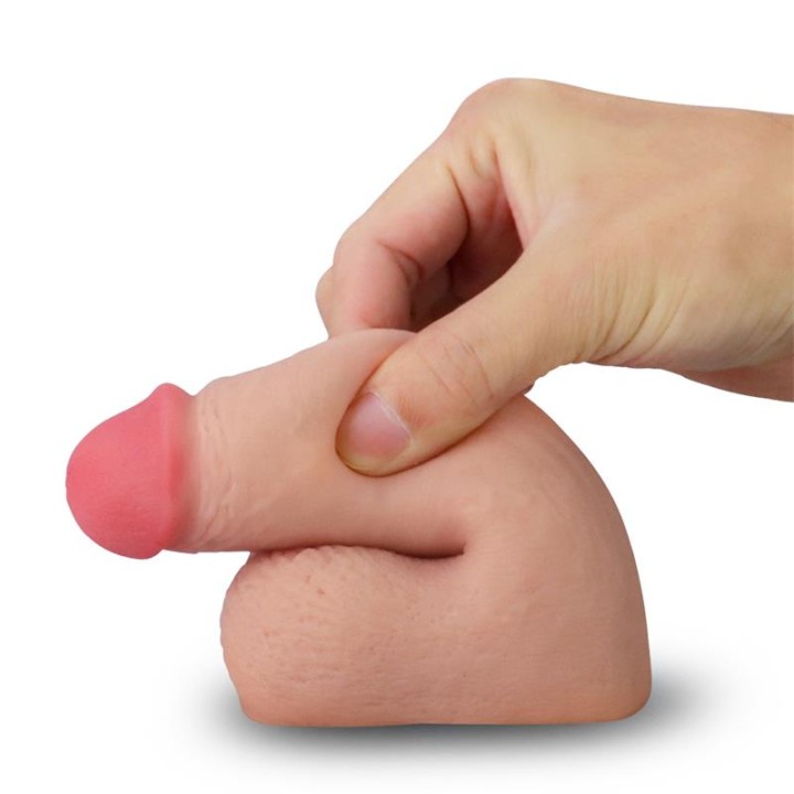 Dildo Limpy 100% Flexível 5 Natural