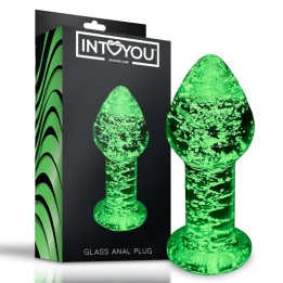 Plug Anal de Cristal que Brilha no Escuro