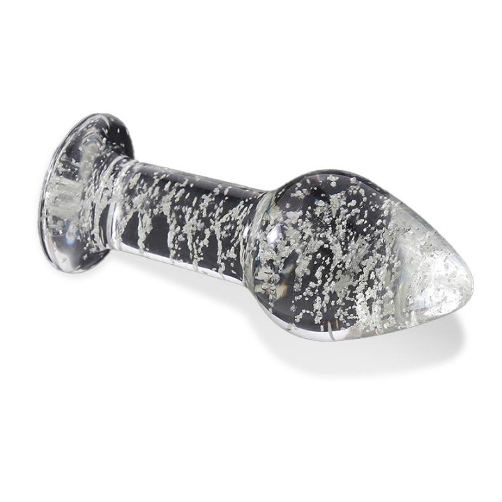 Plug Anal de Cristal que Brilha no Escuro