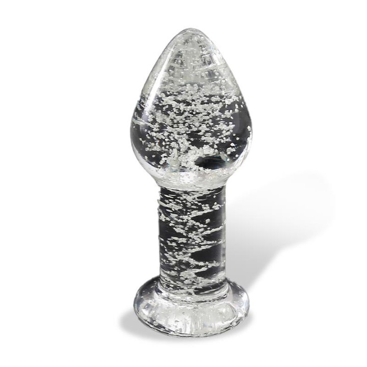 Plug Anal de Cristal que Brilha no Escuro