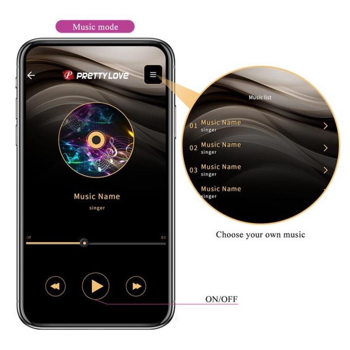 Estimulador Jayleen com Controlo APP