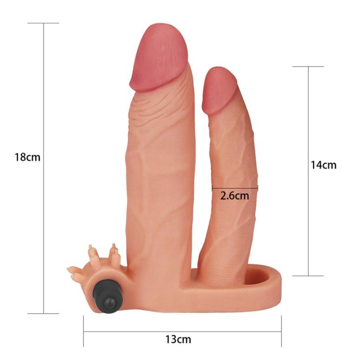 Dildo Duplo Vibratório +1