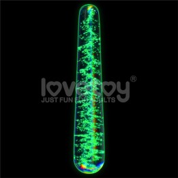 Dildo de Cristal que Brilha no Escuro Dark Twilight Slim Fantasy