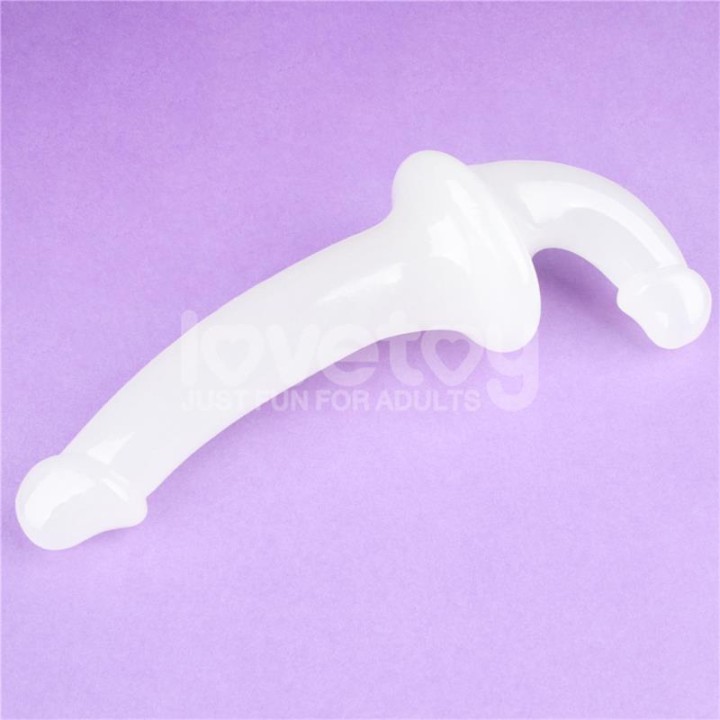 Dildo Duplo Lumino Play Luz Azul 10.5