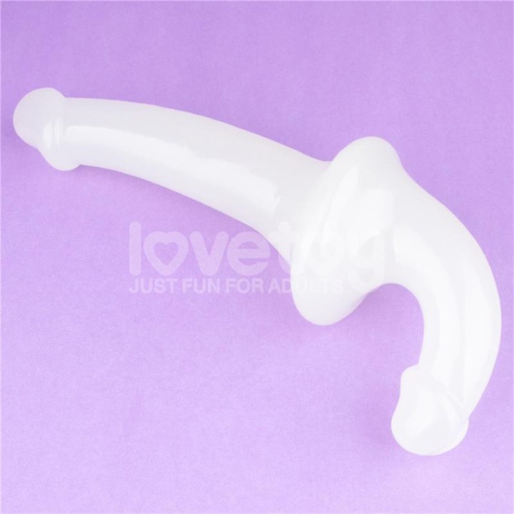 Dildo Duplo Lumino Play Luz Azul 10.5