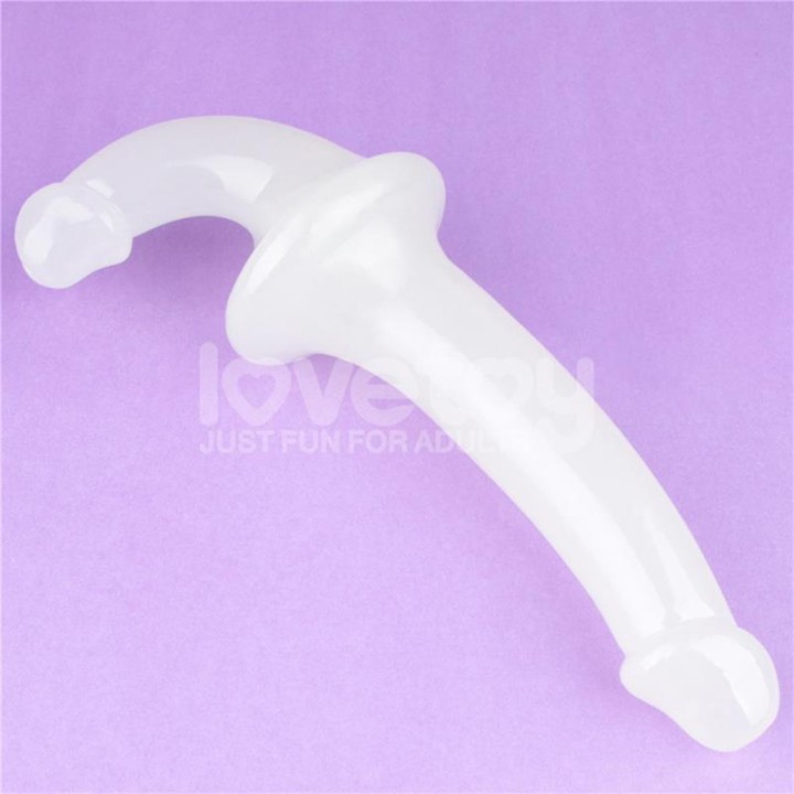 Dildo Duplo Lumino Play Luz Azul 10.5