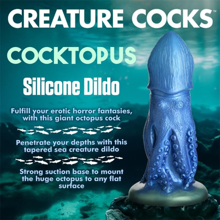 Cocktopus Dildo Tentáculo de Silicone