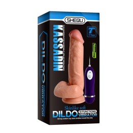 Vibrador Realista com Controlo Remoto Kassadin 17.5 cm