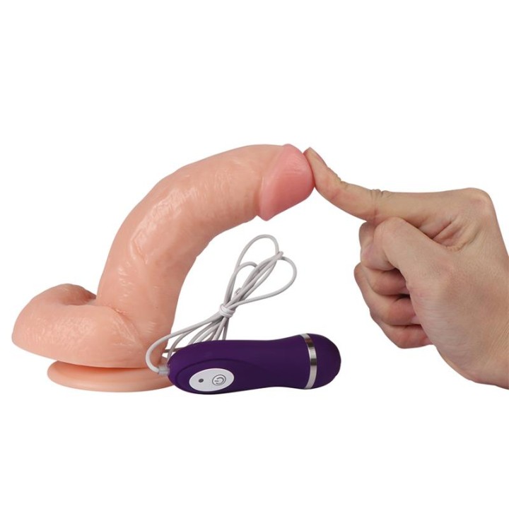 Vibrador Realista com Controlo Remoto Kassadin 17.5 cm