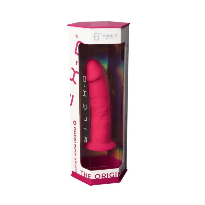 Dildo Dupla Densidade Mod. 2 - 6 Rosa