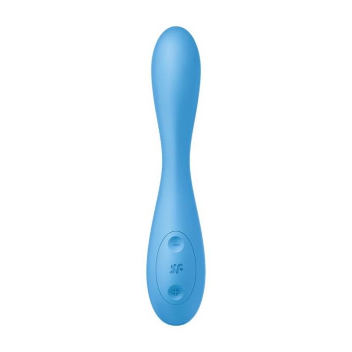 Vibrador G-Spot Flex 4 com APP Satisfyer Connect Azul