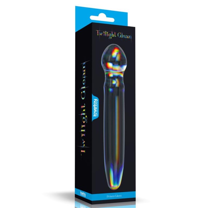 Dildo de Cristal que Brilha no Escuro Twilight Gleam Prism Glass