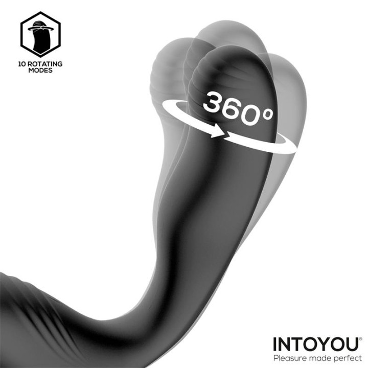 Bruce Massageador Prostático 360º e Duplo Anel com Vibração