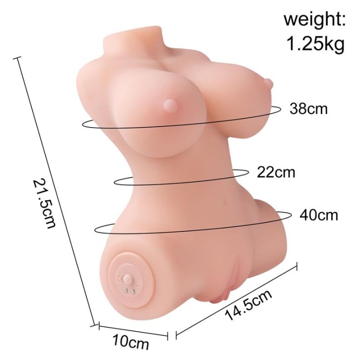 Mini Torso com Vibração 1.25 kg