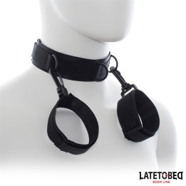 Coleira com Algemas em Nylon Tamanho Único