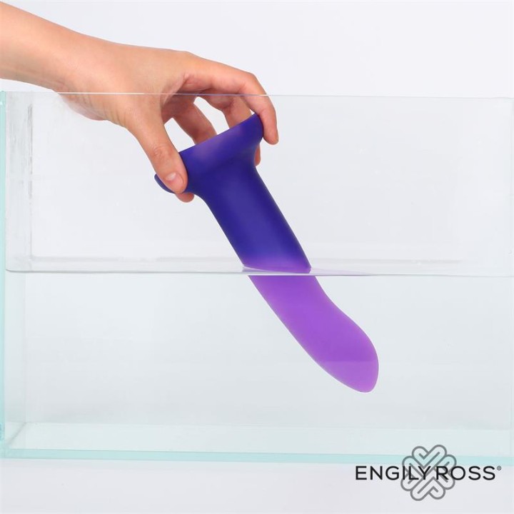 Dildo que Muda de Cor de Roxo para Rosa Tamanho S 14 cm