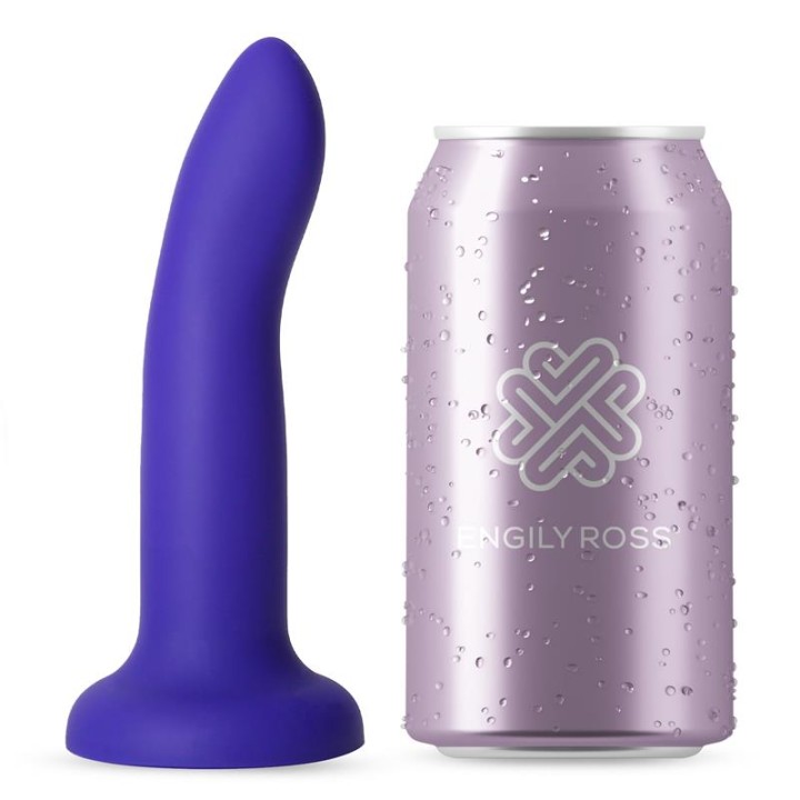 Dildo que Muda de Cor de Roxo para Rosa Tamanho S 14 cm