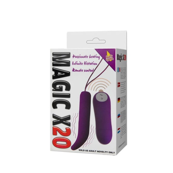 Bala Vibratória Magic x20 Roxa