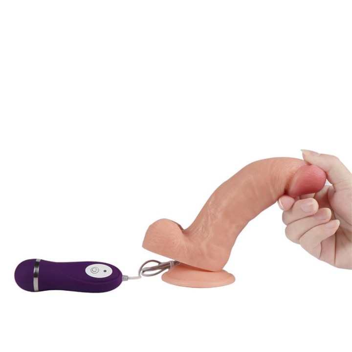 Vibrador Realista com Controlo Remoto Phantom 20 cm