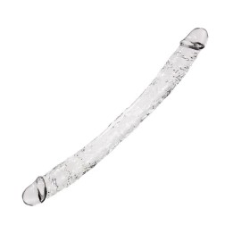 Dildo Duplo Supreme 38.5 cm Transparente