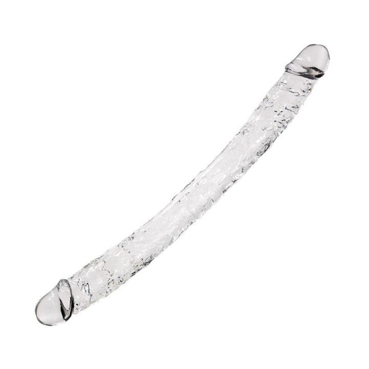 Dildo Duplo Supreme 38.5 cm Transparente
