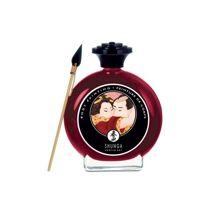 SHUNGA - STRAWBERRY AND CAVA BODY PAINTING