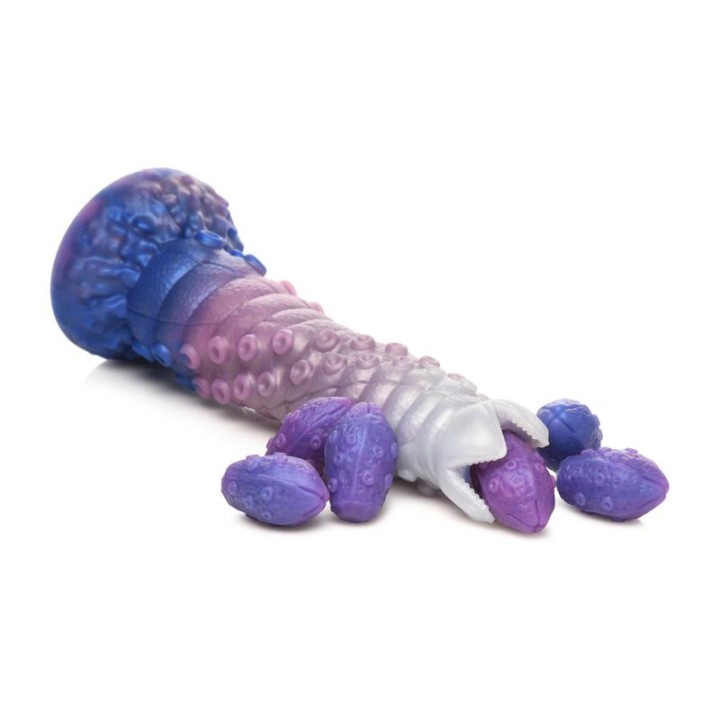 Tenta-Queen Dildo Ovipositor com 6 Ovos