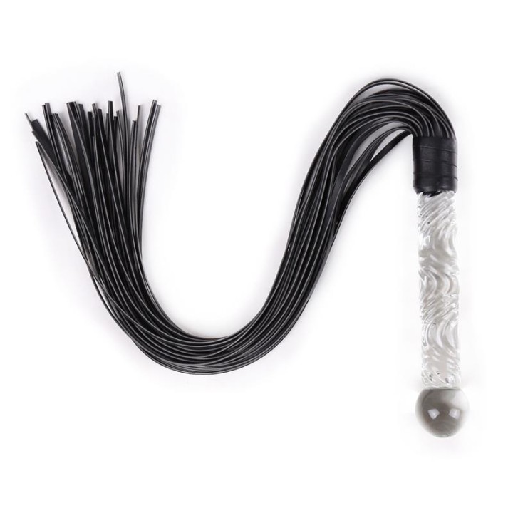 Flogger com Cabo de Cristal 70 cm