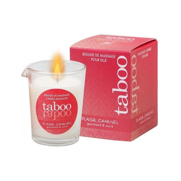RUF - TABOO MASSAGE CANDLE FOR HER PLAISIR CHARNEL COCOA FLOWER AROMA