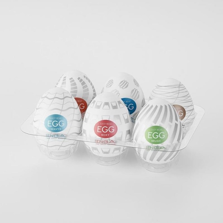 Pack de 6 Ovos Tenga Standard