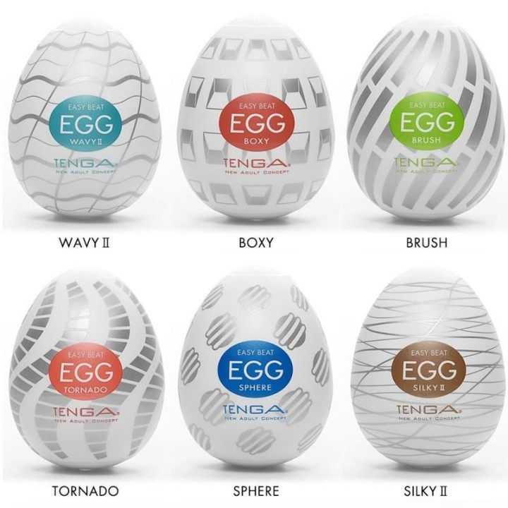 Pack de 6 Ovos Tenga Standard
