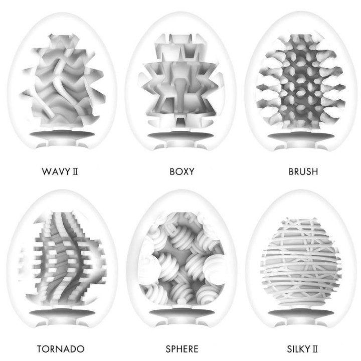 Pack de 6 Ovos Tenga Standard