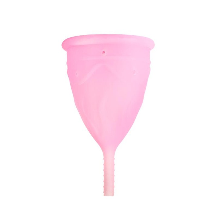 Copo Menstrual Ève Rosa Tamanho S Silicone Platina