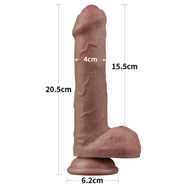 Dildo Dupla Camada 8"
