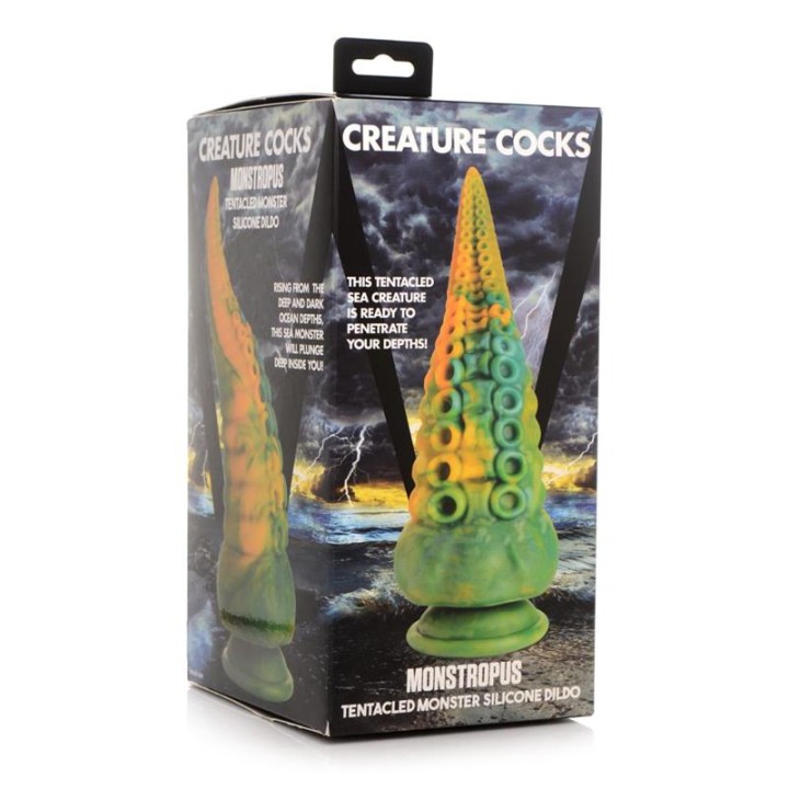 Monstropus Dildo de Tentáculo em Silicone 8,5"