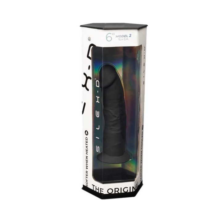 Dildo Dupla Densidade Mod. 2 - 6 Negro