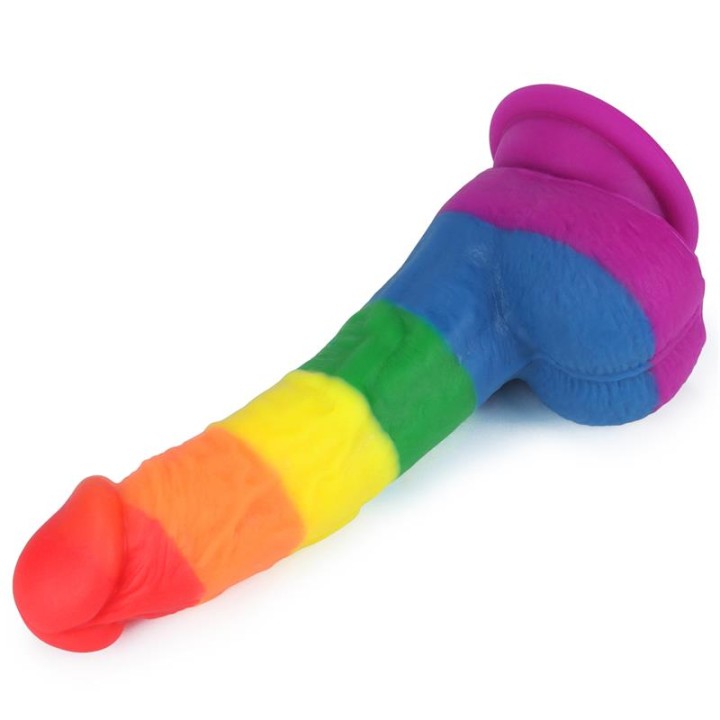 Dildo Prider 8 Silicone Líquido LGBT