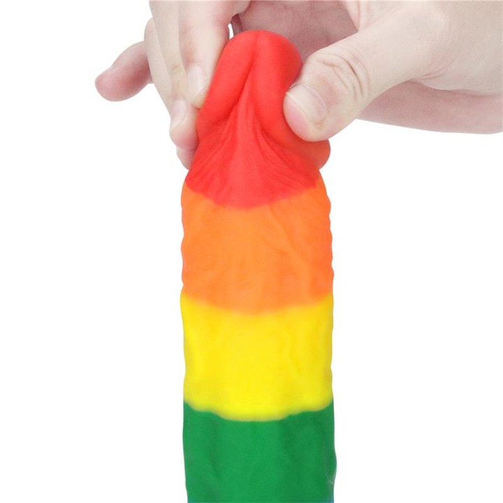 Dildo Prider 8 Silicone Líquido LGBT