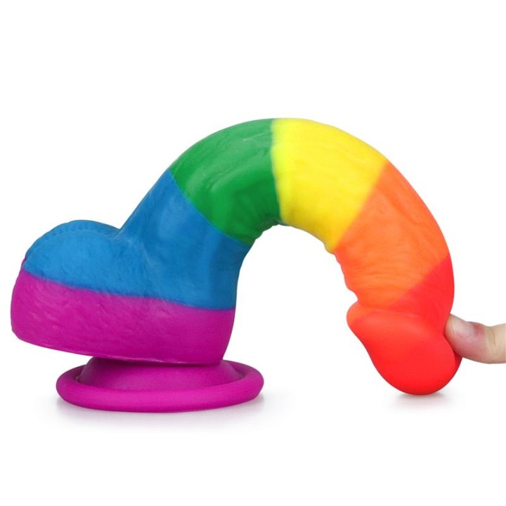 Dildo Prider 8 Silicone Líquido LGBT