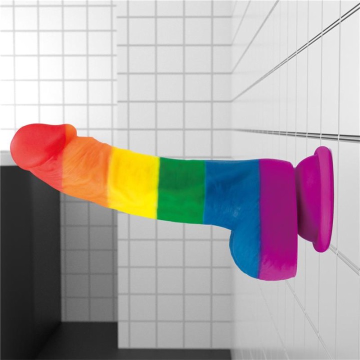 Dildo Prider 8 Silicone Líquido LGBT