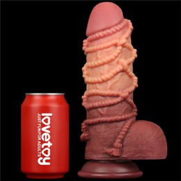 Dildo Dupla Camada Tamanho King Nature 24.5 cm