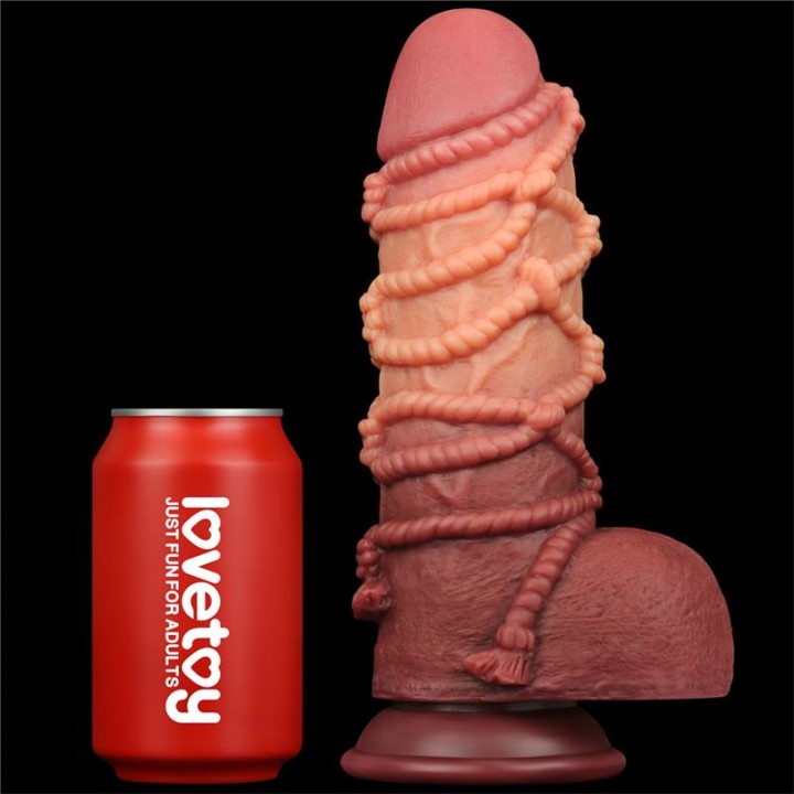 Dildo Dupla Camada Tamanho King Nature 24.5 cm
